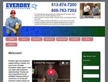 Tablet Screenshot of everdrycincy.com
